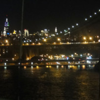 The View from the Brooklyn Bridge at Night